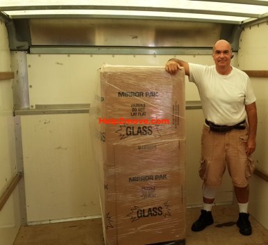 Gun Safe Movers: Heavy Safe inside of a truck